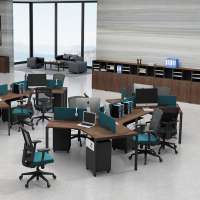 Modern Style L Shape Office Cubicle For Sale