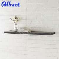 I shape MDF modern design hanging wall shelf