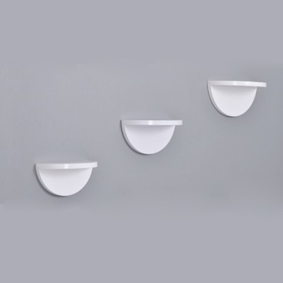 modern mdf floating hanging wall shelf