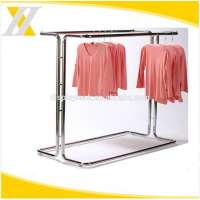 Customize Chrome Popular All-Weld Metal Clothing Rack, Heated Garment Display Rack,stand,shelf