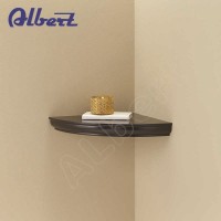 decorative modern mdf sector wall shelf