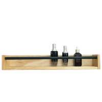 Wall Mount solid wood metal Spice Rack