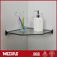 Bathroom Corner Glass Shelf Kit